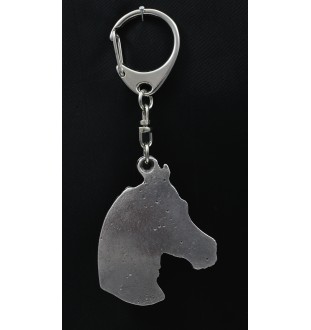 Australisches Zuchtpferd - versilberter Schlüsselanhänger, Handtaschenschmuck, Rucksackanhänger von Art-Dog