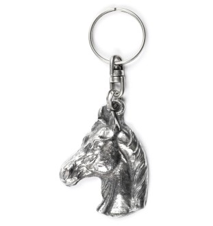 Australian Stock Horse - silver-plated key ring, handbag decoration, backpack pendant by Art-Dog