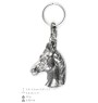 Australian Stock Horse - silver-plated key ring, handbag decoration, backpack pendant by Art-Dog