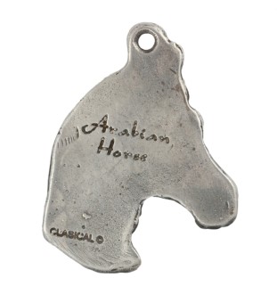 Cheval d'élevage australien - porte-clés argenté, décoration de sac à main, pendentif de sac à dos par Art-Dog