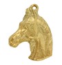 Australian Stock Horse - Gilded key ring with horse, handbag decoration, luxury accessory by Art-Dog brand