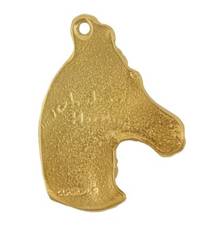 Australisches Zuchtpferd - Vergoldeter Schlüsselanhänger mit Pferd, Handtaschenschmuck, Luxus-Accessoire der Marke Art-Dog
