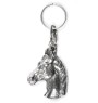 Australian Stock Horse silver-plated keychain with a horse in a decorative box, handbag ornament, backpack pendant by Art-Dog