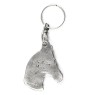 Australian Stock Horse silver-plated keychain with a horse in a decorative box, handbag ornament, backpack pendant by Art-Dog
