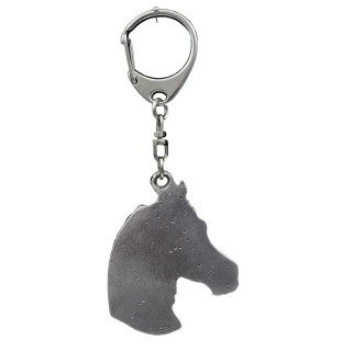 Cheval d'élevage australien - porte-clés argenté avec un cheval dans une boîte cadeau, décoration de sac à main, pendentif pour sac à dos de la marque Art-Dog