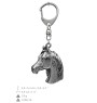 Cheval d'élevage australien - porte-clés argenté avec un cheval dans une boîte cadeau, décoration de sac à main, pendentif pour sac à dos de la marque Art-Dog