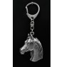 Cheval d'élevage australien - porte-clés argenté avec un cheval dans une boîte cadeau, décoration de sac à main, pendentif pour sac à dos de la marque Art-Dog