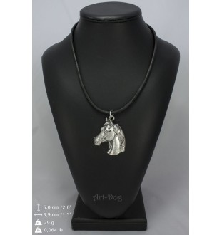 Australian Stock Horse - necklace with a horse, silver-plated pendant for a horse fan, unique jewelry by Art-Dog brand