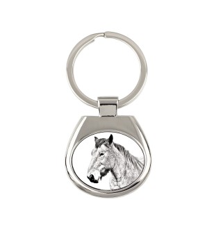 Ardennes Horse - keychain with a horse, keychain with a print, personalized pendant from the Art-Dog brand
