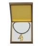 Australisches Zuchtpferd - naszyjnik z koniem w pudełku prezentowym, pozłacana zawieszka dla fana koni efektowna biżuteria marki Art-Dog