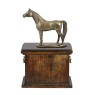 Australian Stock Horse - urn for horse ashes, urn with a statuette, elegant urn with a horse from the Art-Dog brand