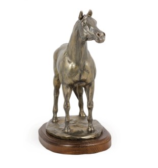 Australian Stock Horse - urn for horse ashes, urn with a statuette, elegant urn with a horse from the Art-Dog brand