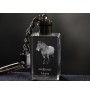 Ardennes Horse - Crystal pendant with photo of a horse, illuminated pendant, unique gift by Art-Dog brand