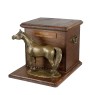 Cheval d'élevage australien - urne pour cendres de cheval avec statuette, urne personnalisée avec gravure, grande boîte pour cendres de cheval de la marque Art-Dog