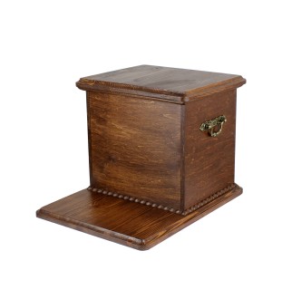 Australian Stock Horse - urn for horse ashes with a statuette, personalized urn with engraving, large box for horse ashes from the Art-Dog brand