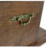 Australian Stock Horse - urn for horse ashes with a statuette, personalized urn with engraving, large box for horse ashes from the Art-Dog brand