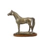 Australian Stock Horse I - horse figurine, horse silhouette on wood, prestigious award in the Art-Dog brand competition