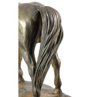 Australian Stock Horse I - horse figurine, horse silhouette on wood, prestigious award in the Art-Dog brand competition