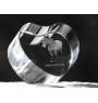 Ardennes Horse - a photo of a horse in crystal, a crystal heart, a unique frame with a photo from the Art-Dog brand