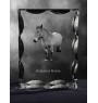 Ardennes Horse - kryształ ze zdjęciem konia, szklana statuetka ze zdjęciem, wyjątkowa ramka ze zdjęciem marki Art-Dog