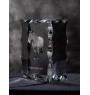 Ardenner Pferd - crystal with a picture of a horse, glass statuette with a picture, unique frame with a picture from Art-Dog brand