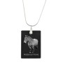 Ardenner Pferd - Crystal pendant with horse, silver necklace with photo, personalised pendant by Art-Dog brand