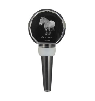 Koń ardeński grubszy stopper do wina z koniem Art-Dog