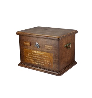 Cheval d'élevage australien - urne pour cendres de cheval, urne personnalisée avec gravure, grande boîte pour cendres de cheval de la marque Art-Dog