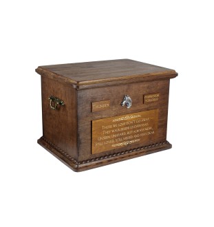 Cheval d'élevage australien - urne pour cendres de cheval, urne personnalisée avec gravure, grande boîte pour cendres de cheval de la marque Art-Dog