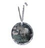 Cheval des Ardennes - boule de Noël en cristal avec une photo, photo de cheval dans le cristal, décoration personnalisée pour sapin de Noël de la marque Art-Dog