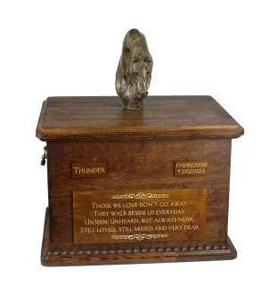 Cheval d'élevage australien I - urne pour cendres de cheval avec statuette, urne personnalisée avec gravure, grande boîte pour cendres de cheval de la marque Art-Dog