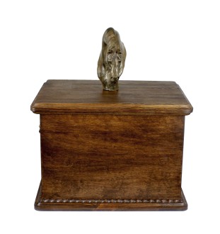 Cheval d'élevage australien I - urne pour cendres de cheval avec statuette, urne personnalisée avec gravure, grande boîte pour cendres de cheval de la marque Art-Dog