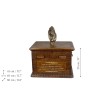 Australian Stock Horse - urn for horse ashes with a statuette, personalized urn with engraving, large box for horse ashes from the Art-Dog brand