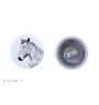 Ardennes Horse - earrings your photo, handmade, jewelry handcrafted by Art-Dog brand