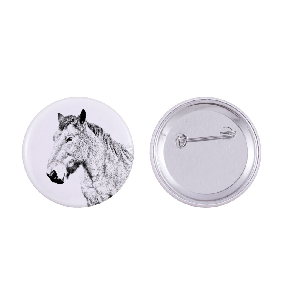 Ardenner Pferd - Magnet mit Pferd, ein einzigartiges Abdruck des Pferdes der Marke Art-Dog