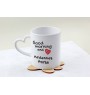 Ardenner Pferd - Tasse mit Hund, entzückende Tasse mit herzförmigem Henkel, universelles Geschenk der Marke Art-Dog