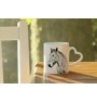 Ardenner Pferd - Tasse mit Hund, entzückende Tasse mit herzförmigem Henkel, universelles Geschenk der Marke Art-Dog