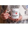 Ardenner Pferd - Tasse mit Hund, entzückende Tasse mit herzförmigem Henkel, universelles Geschenk der Marke Art-Dog