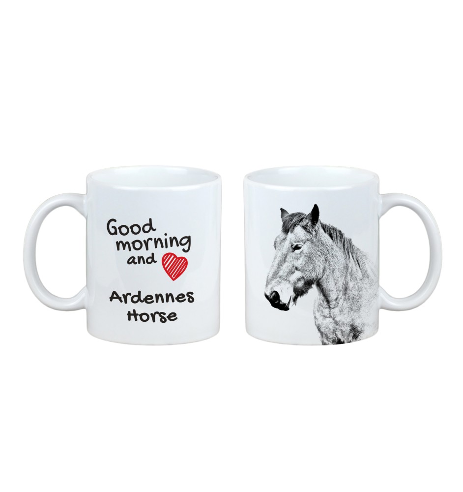 Cheval des Ardennes - tasse avec chien, tasse personnalisée avec impression, cadeau classique pour tous de la marque Art-Dog