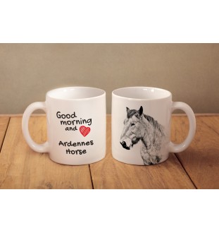 Cheval des Ardennes - tasse avec chien, tasse personnalisée avec impression, cadeau classique pour tous de la marque Art-Dog