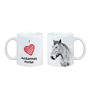 Ardenner Pferd - Tasse mit Pferd, niedliche Tasse mit Grafik, Geschenk mit Ihrem Foto von der Marke Art-Dog