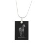 Arabisches Pferd - Crystal pendant with horse, silver necklace with photo, personalised pendant by Art-Dog brand