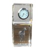 Arab Horse - crystal clock with a photo, photo of a horse in crystal, personalized desk clock by Art-Dog brand