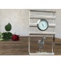 Arab Horse - glass clock with a photo, photo of a horse in crystal, personalized standing office clock by Art-Dog brand