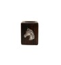 Australian Stock Horse - wooden candlestick with a horse, a unique keepsake after the loss of a dog, handmade by Art-Dog