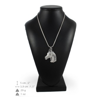Cheval d'élevage australien - collier avec cheval, pendentif cheval sur chaîne en argent, bijou unique de la marque Art-Dog