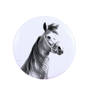 Cheval arabe - aimant avec cheval, empreinte exceptionnelle de cheval de la marque Art-Dog