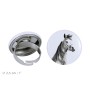 Cheval arabe - Bague de collection avec l'image d'un cheval, produit fait à la main, marque Art-Dog