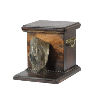 Australian Stock Horse I - urn for horse ashes with a statuette, elegant urn for a horse, unique urn with a horse bust by Art-Dog