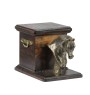 Cheval d'élevage australien urne pour les cendres d'un cheval avec une statuette, urne élégante pour cheval, urne exceptionnelle avec buste de cheval de la marque Art-Dog